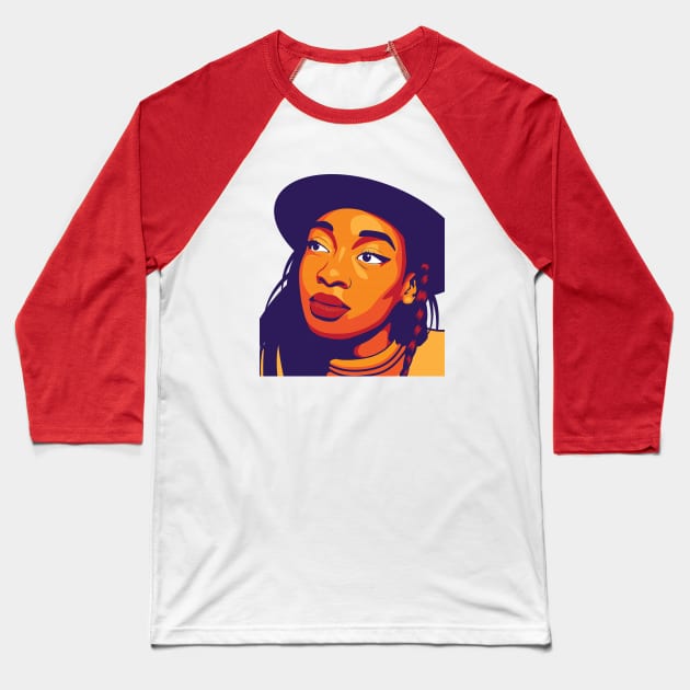 Little Simz Baseball T-Shirt by Woah_Jonny